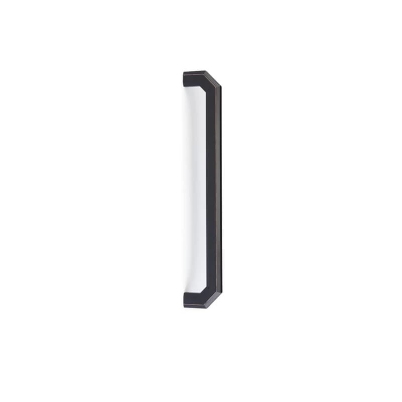 Emtek Hollywood Regency Riviera Appliance Pull, Glass Shower Door Back to Back, 12", Oil Rubbed Bronze - GBTB86621US10B