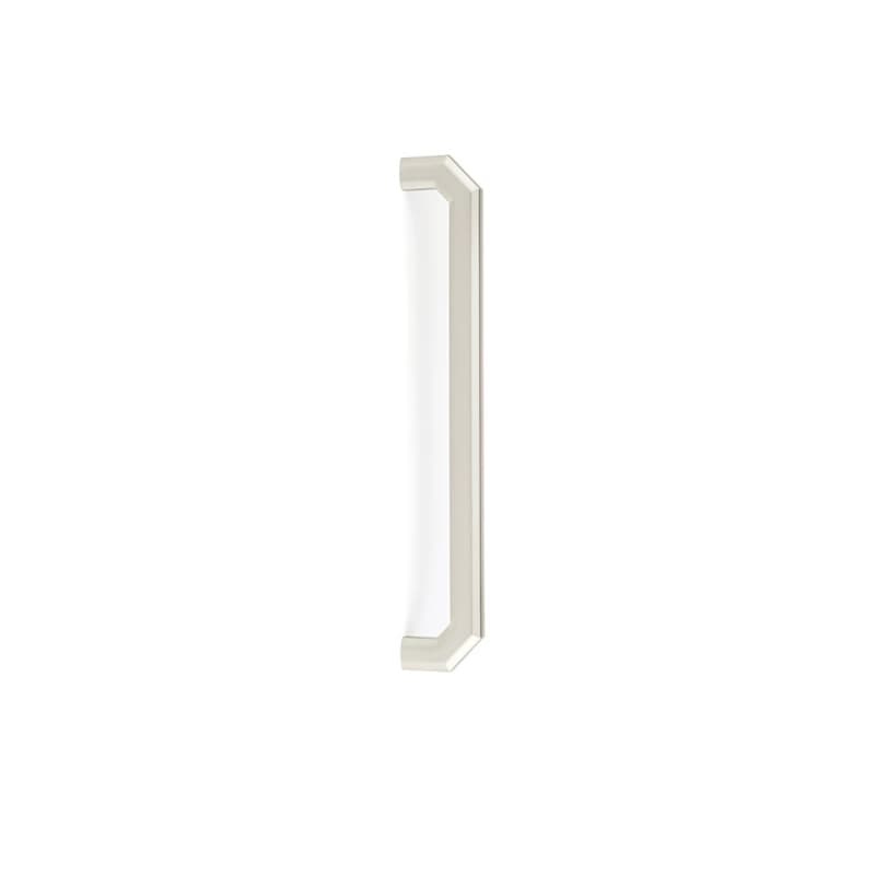 Emtek Hollywood Regency Riviera Appliance Pull, Glass Shower Door Back to Back, 12", Satin Nickel - GBTB86621US15