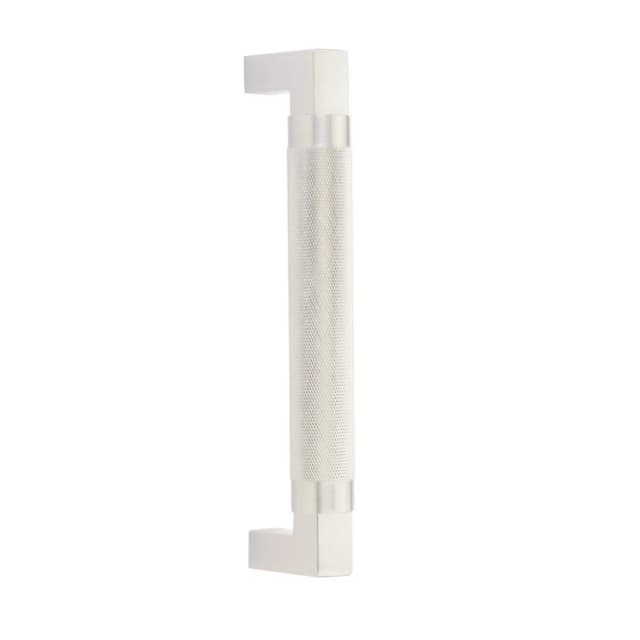 Emtek Hercules Knurled Door Pull, Glass Shower Door Back to Back, 8", Satin Nickel - GBTB86481US15