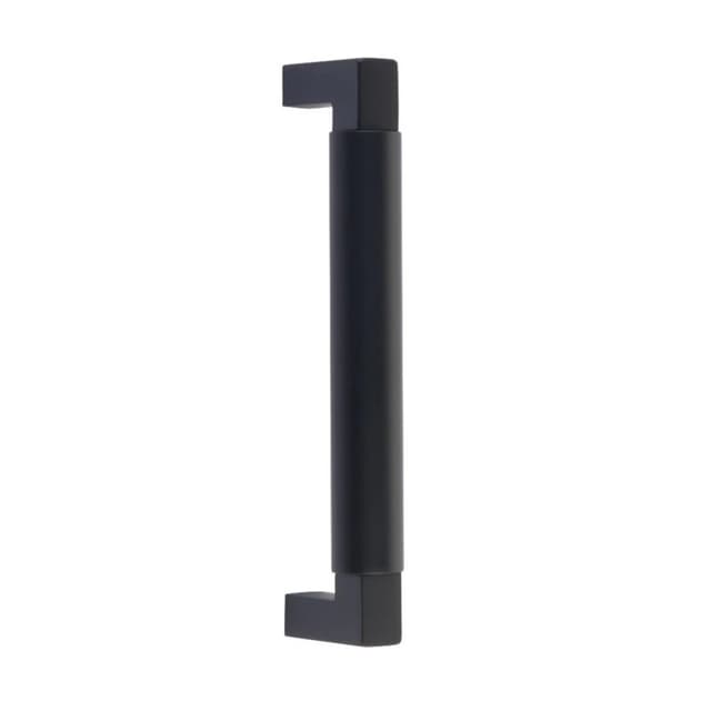 Emtek Hercules Smooth Door Pull, Glass Shower Door Back to Back, 8", Flat Black - GBTB86480US19