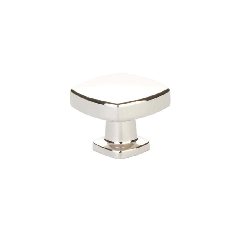 Emtek Kenter knob, 1-1/4 in, polished nickel