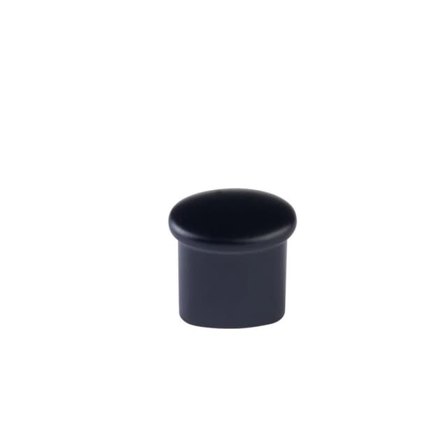 Emtek Habitat cabinet button knob 86623US19 flat black