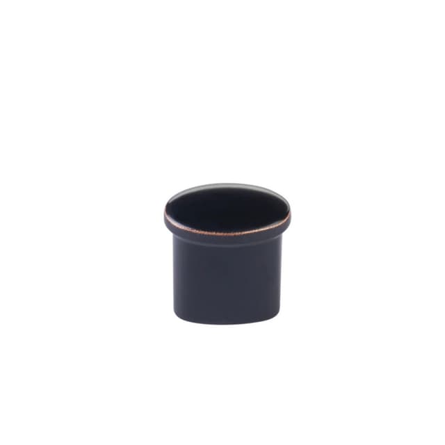Emtek Habitat cabinet button knob, oil rubbed bronze