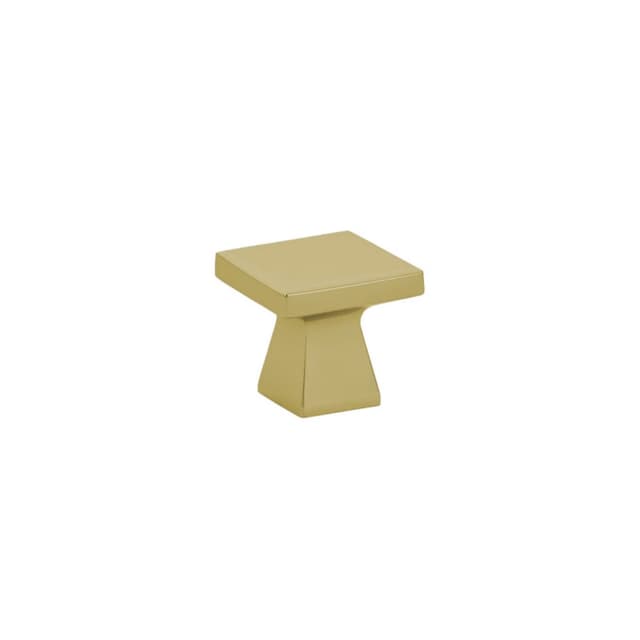 Emtek mid century modern podium knob 1-3/4" satin brass