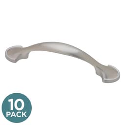 Liberty Half Round Foot Pull, 3" (76mm) CC, Satin Nickel, 10/Pack - P39955L-SN-U1