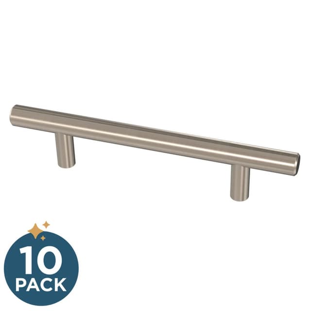 Franklin Brass Steel Bar Pull, 4" (102 mm) CC, Stainless Steel - P35304K-SS-B