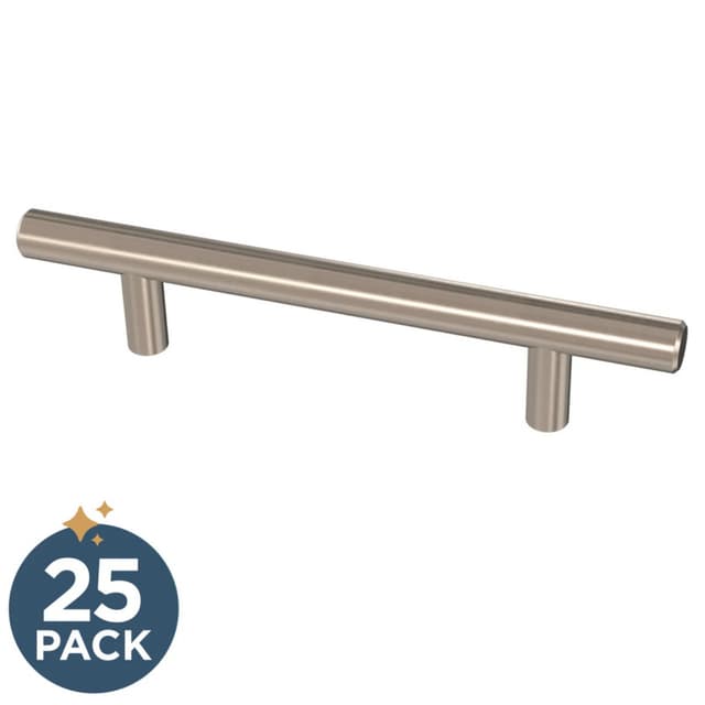 Franklin Brass Steel Bar Pull, 4" (102 mm) CC, Stainless Steel - P35304K-SS-B1