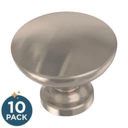 Liberty Builder Fashion 1-1/8" (29 mm) Diameter Satin NickelKnob, P29523K-SN-B