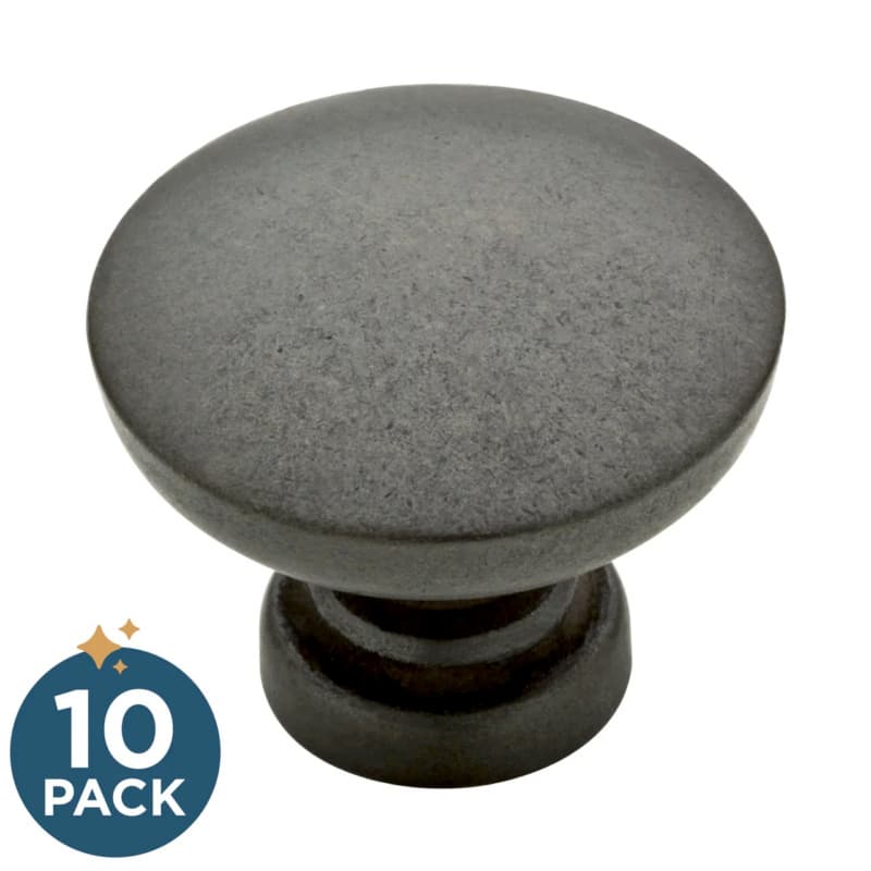 Liberty Builder Fashion 1-1/8" (29 mm) Diameter Soft IronKnob, P29523K-SI-B