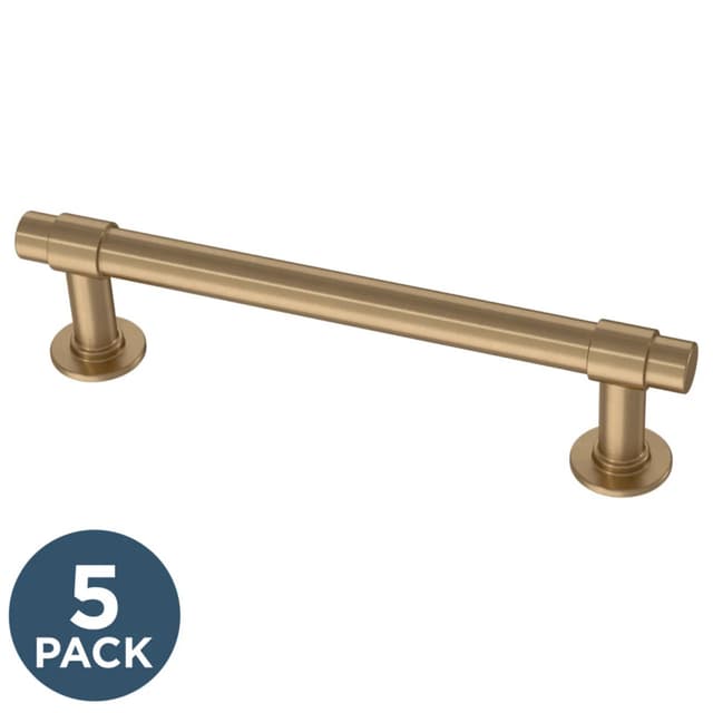 Franklin Brass Francisco Pull, 4" (102mm), Champagne Bronze, 5 pack - P29617Z-CZ-B1