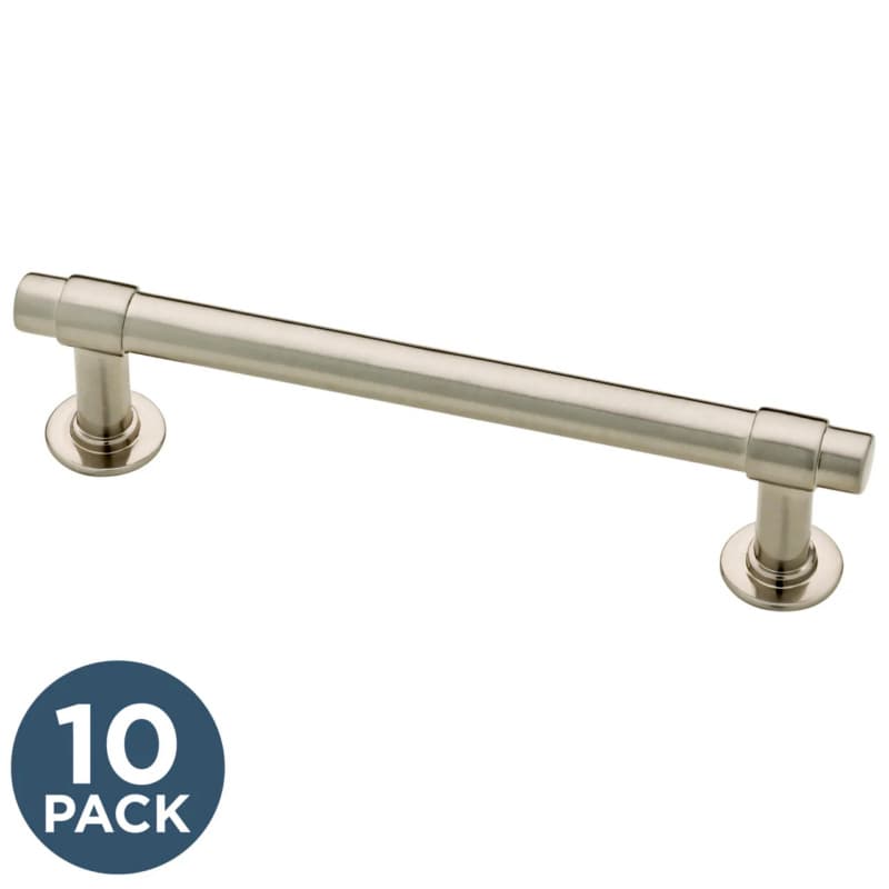 Franklin Brass Francisco Pull, 4" (102 mm) CC, Satin Nickel, 10/Pack - P29617K-SN-B