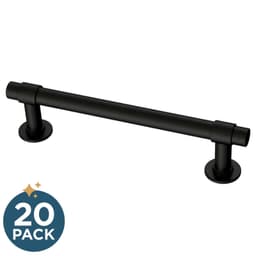 Franklin Brass Francisco Pull, 4" (102mm), Matte Black, 20 pack - P29617K-FB-B2