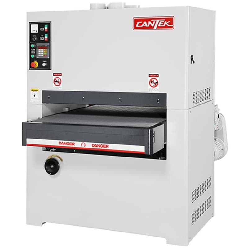 Cantek S432 43" Wide Belt Sander, 2 Head, 3 Phase, 60" Belt