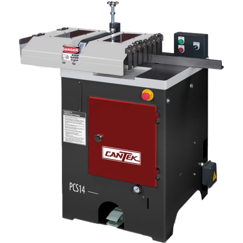 Cantek PCS14 Left Hand Pneumatic Cut-Off Saw, 14", 230 V, 3 Phase