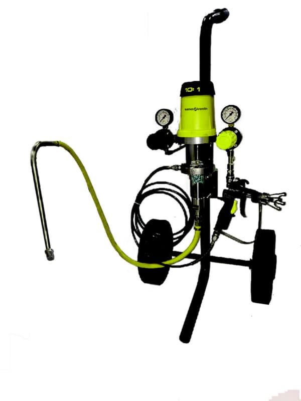 Sames-Kremlin, 10C18 Cart Mount Airless Stain Package w/SFlow 275 Gun