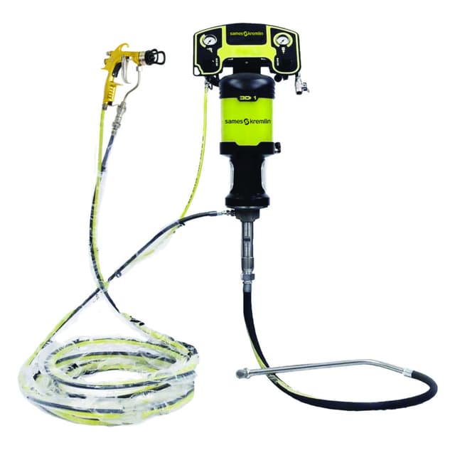 Sames-Kremlin, 15C25 Wall-Mount Airmix Paint Pump System w/Xcite 120 Gun