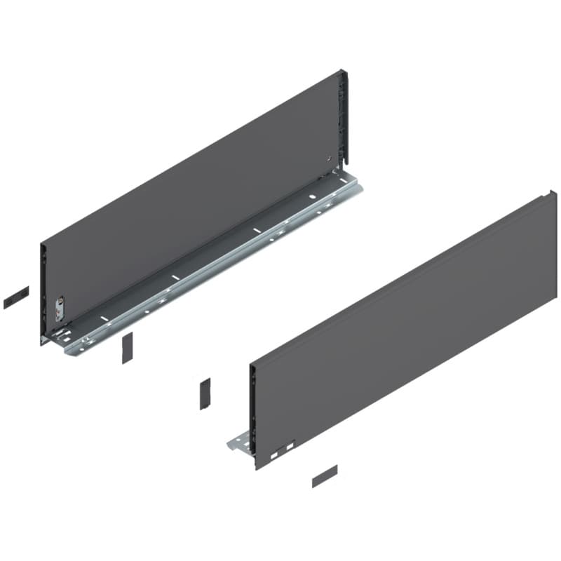 Blum LEGRABOX C-Height 24" Drawer Profile Set, Orion Gray Matte, 770C6002S