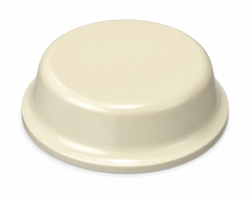 3M Cylindrical Polyurethane Bumpers, Self-Adhesive, Bumpon Series, 1/2 dia. x 9/64 H, White, 56 per sheet