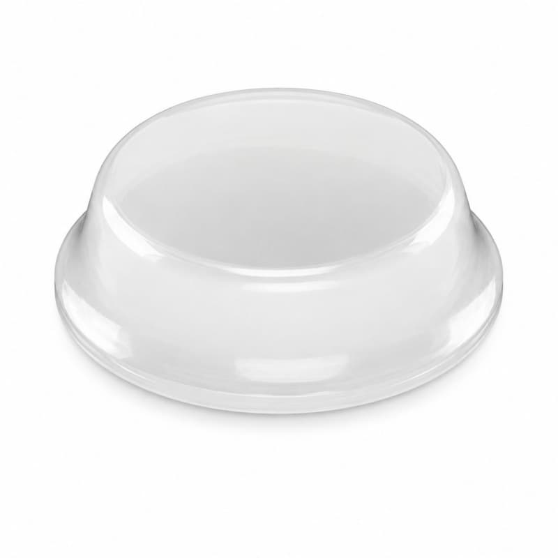 3M Cylindrical Polyurethane Bumpers, Self-Adhesive, Bumpon Series, 1/2 dia. x 9/64 H, Transparent, 56 per sheet