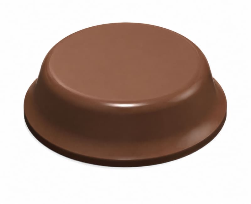 3M Cylindrical Polyurethane Bumpers, Self-Adhesive, Bumpon Series, 1/2 dia. x 9/64 H, Brown, 56 per sheet