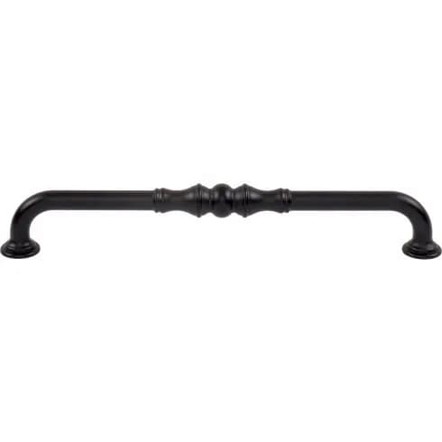 Top Knobs Bayridge 8-13/16" (224 mm) Center to Center Pull, Flat Black 10/Box - TK3435BLK
