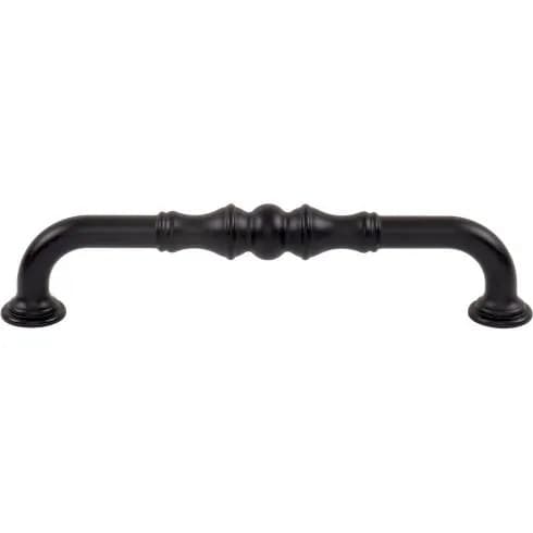 Top Knobs Bayridge 6-5/16" (160 mm) Center to Center Pull, Flat Black 20/Box - TK3433BLK