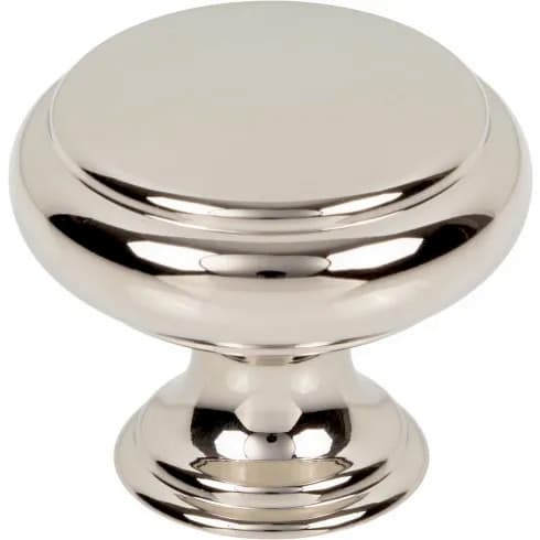 Top Knobs Bayridge 1-1/4" (32mm) Knob, Polished Nickel 25/Box - TK3430PN