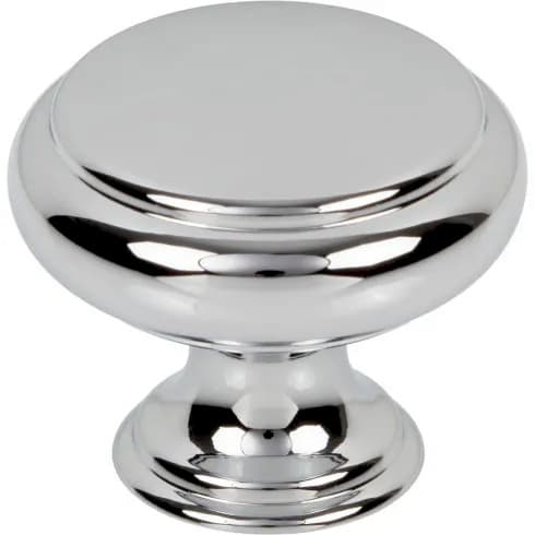 Top Knobs Bayridge 1-1/4" (32mm) Knob, Polished Chrome 25/Box - TK3430PC