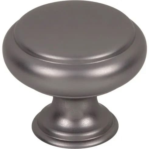 Top Knobs Bayridge 1-1/4" (32mm) Knob, Ash Gray 25/Box - TK3430AG