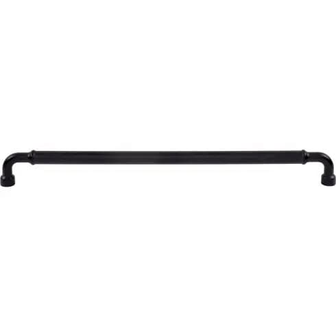 Top Knobs Lavington 12" (305 mm) Center to Center Pull, Flat Black - TK3418BLK