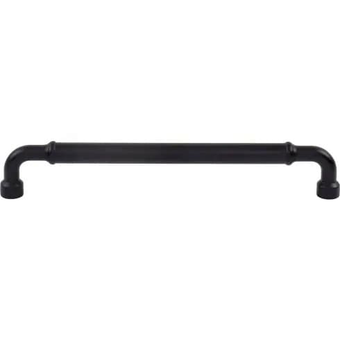 Top Knobs Lavington 7-9/16" (192 mm) Center to Center Pull, Flat Black 10/Box - TK3416BLK