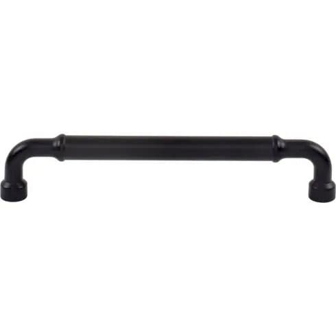 Top Knobs Lavington 6-5/16" (160 mm) Center to Center Pull, Flat Black 20/Box - TK3415BLK