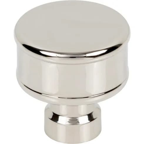 Top Knobs Lavington 1-1/4" (32mm) Knob, Polished Nickel 25/Box - TK3411PN