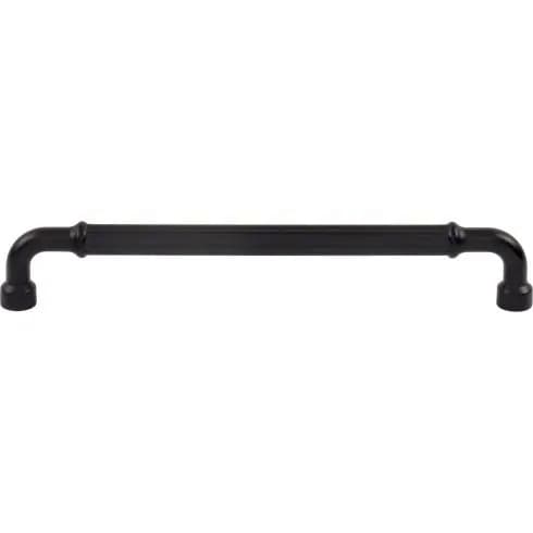 Top Knobs Pemberton 7-9/16" (192 mm) Center to Center Pull, Flat Black 10/Box - TK3405BLK