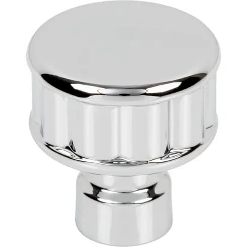 Top Knobs Pemberton 1-1/4" (32mm) Knob, Polished Chrome 25/Box - TK3400PC
