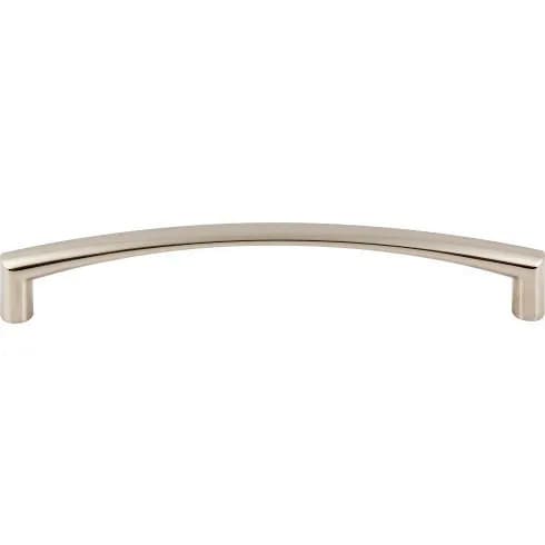 Top Knobs Griggs 6-5/16" (160 mm) Center to Center Pull, Polished Nickel 20/Box - TK3391PN