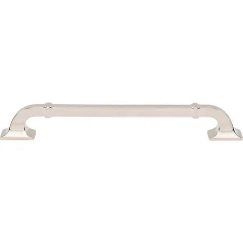 Top Knobs Califon 7-9/16" (192 mm) Center to Center Pull, Polished Nickel 10/Box - TK3314PN