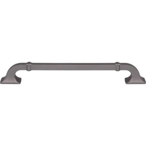 Top Knobs Califon 7-9/16" (192 mm) Center to Center Pull, Ash Gray 10/Box - TK3314AG