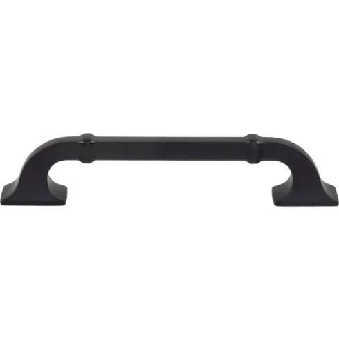 Top Knobs Califon 5-1/16" (129 mm) Center to Center Pull, Flat Black 20/Box - TK3312BLK