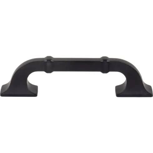 Top Knobs Califon 3-3/4" (95 mm) Center to Center Pull, Flat Black 25/Box - TK3311BLK