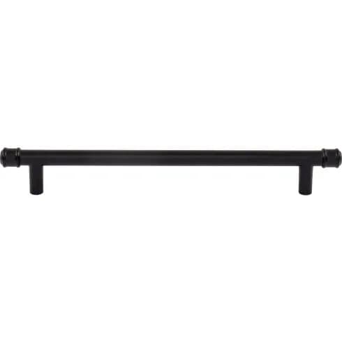 Top Knobs Elland 7-9/16" (192 mm) Center to Center Pull, Flat Black 10/Box - TK3294BLK
