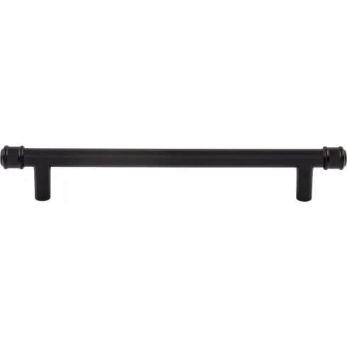 Top Knobs Elland 6-5/16" (160 mm) Center to Center Pull, Flat Black 10/Box - TK3293BLK