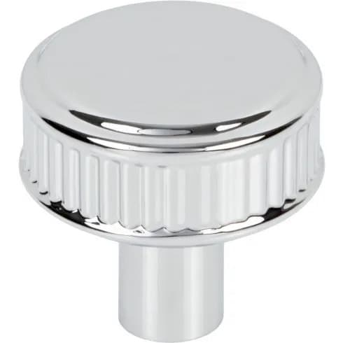 Top Knobs Elland 1-1/4" (32mm) Knob, Polished Chrome 25/Box - TK3290PC
