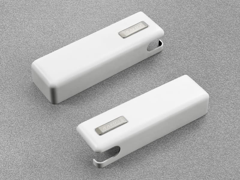 Wind Cover Cap Set, Glossy White - Salice SRXA78AQSNXNF