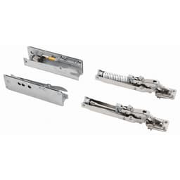 W" Wind Lift System with Soft-Closing, White Spring/Free-Swinging, 12 mm Cup Depth