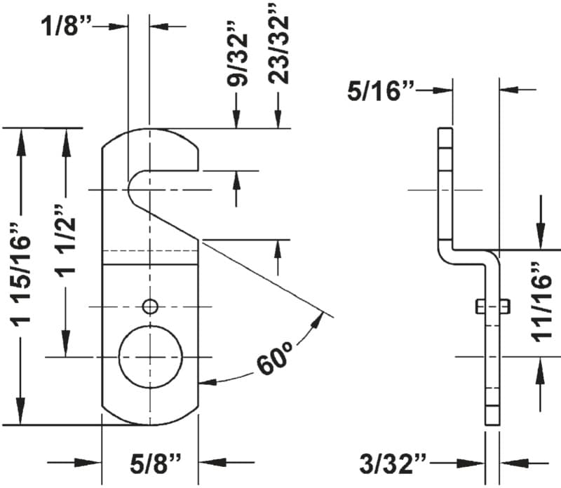 Olympus Offset Cam, 1-1/8" Length, 5/16" Offset - DCNP-100-HD3