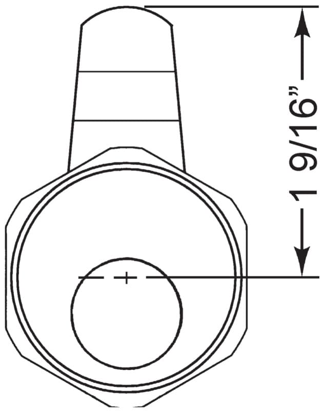 Olympus S Series Schlage Cam Lock, Less Cylinder