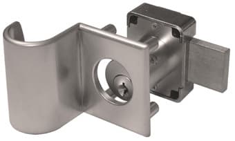 Olympus N Series Pin Tumbler Deadbolt Drawer Lock, Weather Resistant, Flat Black, Keyed to KA# 103 Key - 200BUS1978-103