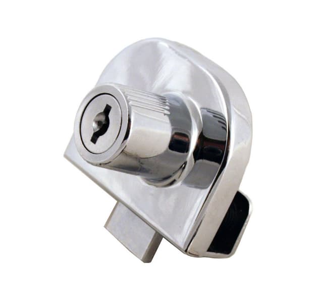 Olympus Double Glass Door Lock, Keyed Different