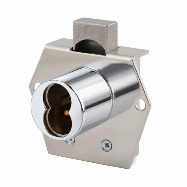 Olympus Deadbolt Drawer Lock, IC Core Best SFIC, Polished Chrome